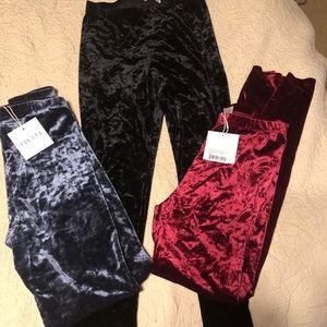 Velour leggings